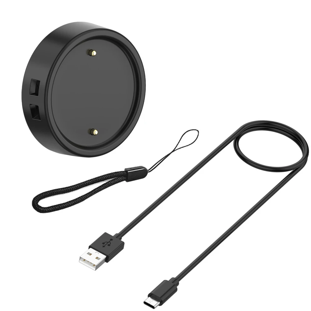 ABS Material Charger Dock for Amazfit Bip6 and For Active2 with 100cm Cable and Lanyard for Enhanced Durability