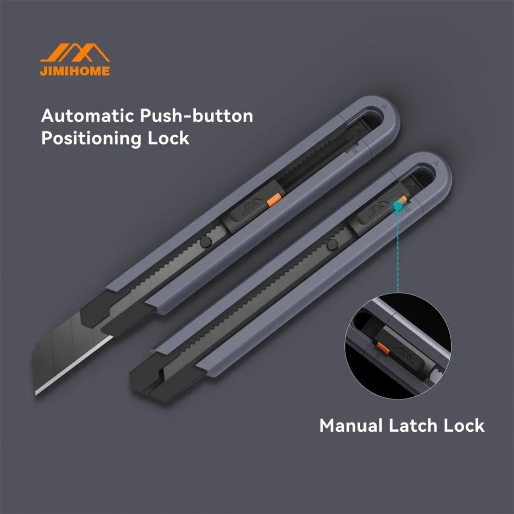 JIMIHOME DIY سهلة القطع الفن سكّين متعدّد الاستخدامات دليل صندوق الورق القاطع الحرف اليدوية اليدوى صندوق الأمان القاطع