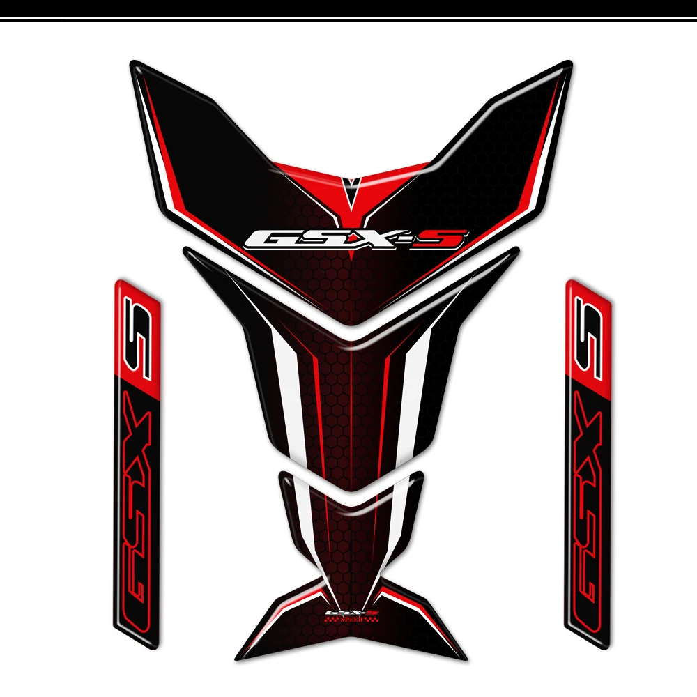 Motorcycle For Suzuki GSX-S GSX 750 1000 Protector Tank Pad Side Grips Gas Fuel Oil Kit Knee Stickers Decals Fairing Fender