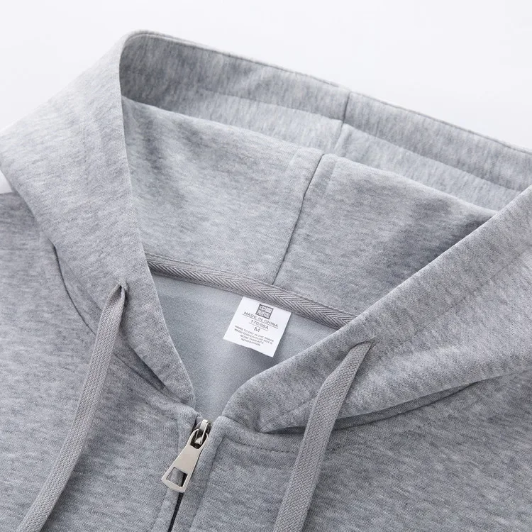 Herren-Kapuzenjacke mit Reißverschluss – Premium-Baumwollmischung, Weich & Langlebig, Unisex Übergrößen-Hoodie für Outdoor und Wandern – Detail 19