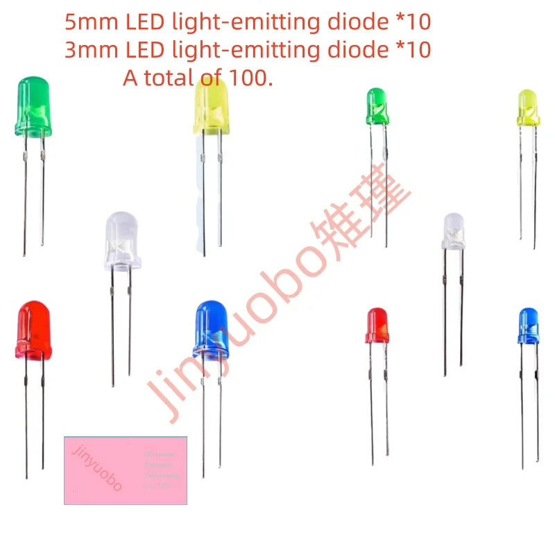 5mm 3mm LED light emitting diode package red yellow green blue white mixed