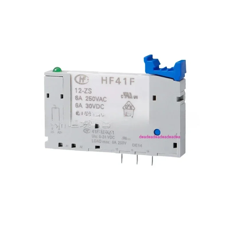 Relay 41F-1Z-A2-1 socket HF41F-12/24-ZS 6A ultra-thin power relay base