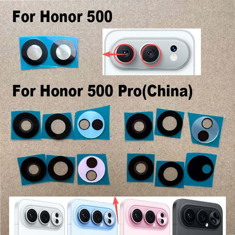 For Honor 500 Pro Back Camera Lens Rear Camera Glass Cover Replacement With Adhesive Sticker