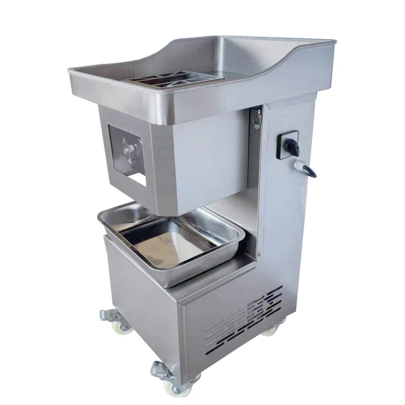 

Commercial Meat Slicing Machine Vertical-Type Meat Slicer Electric Meat Cutting Machine 2200w Large Power Meat Mincer