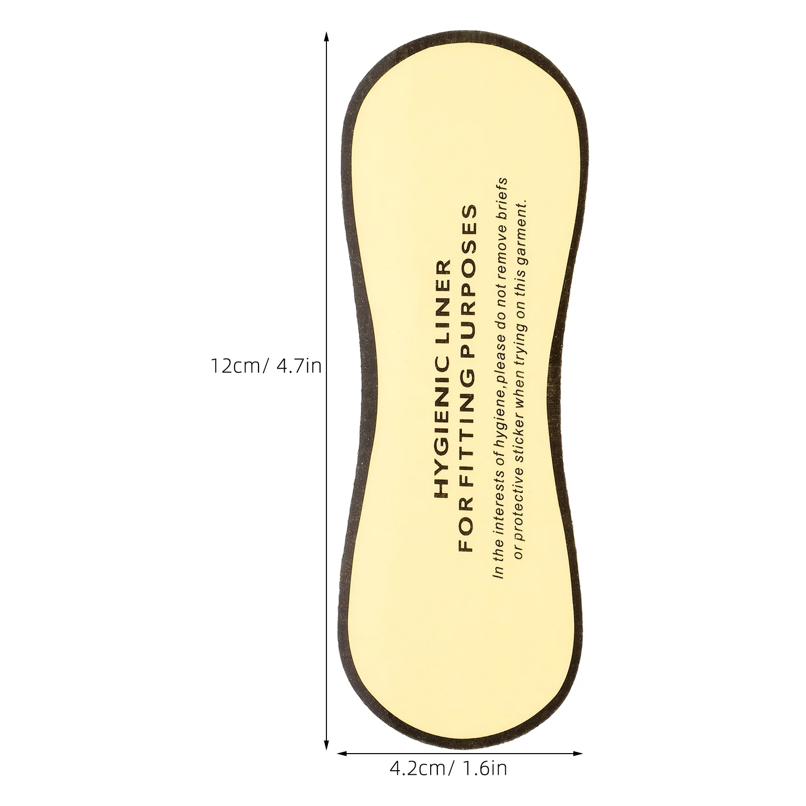 Pegatinas higiénicas para bañador de piezas, autoadhesivas de Pvc transparente, tiras, barrera para calzoncillos, 50 unidades