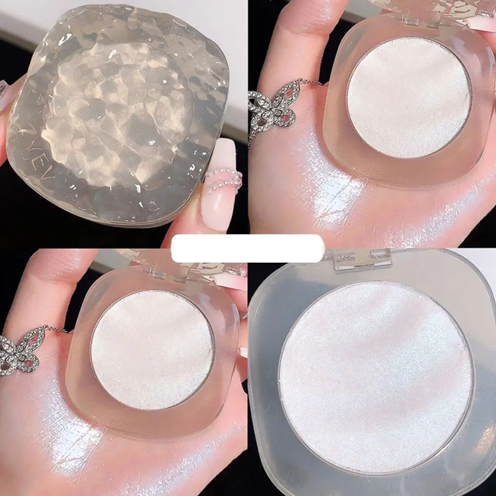 Sombra de brilho para mulheres Maquiagem de olhos brilhantes Paletas Shimmer impermeáveis Sombra de olho monocromática Cosméticos iluminador pigmentado