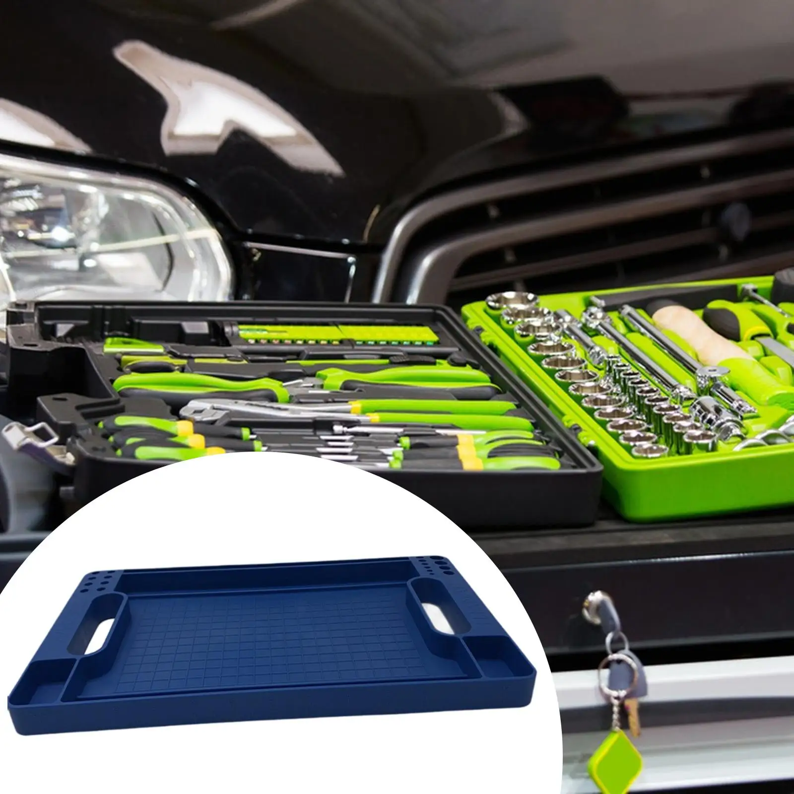Automotive Tool Tray Tool Box for Workshop Car Repair Electrical