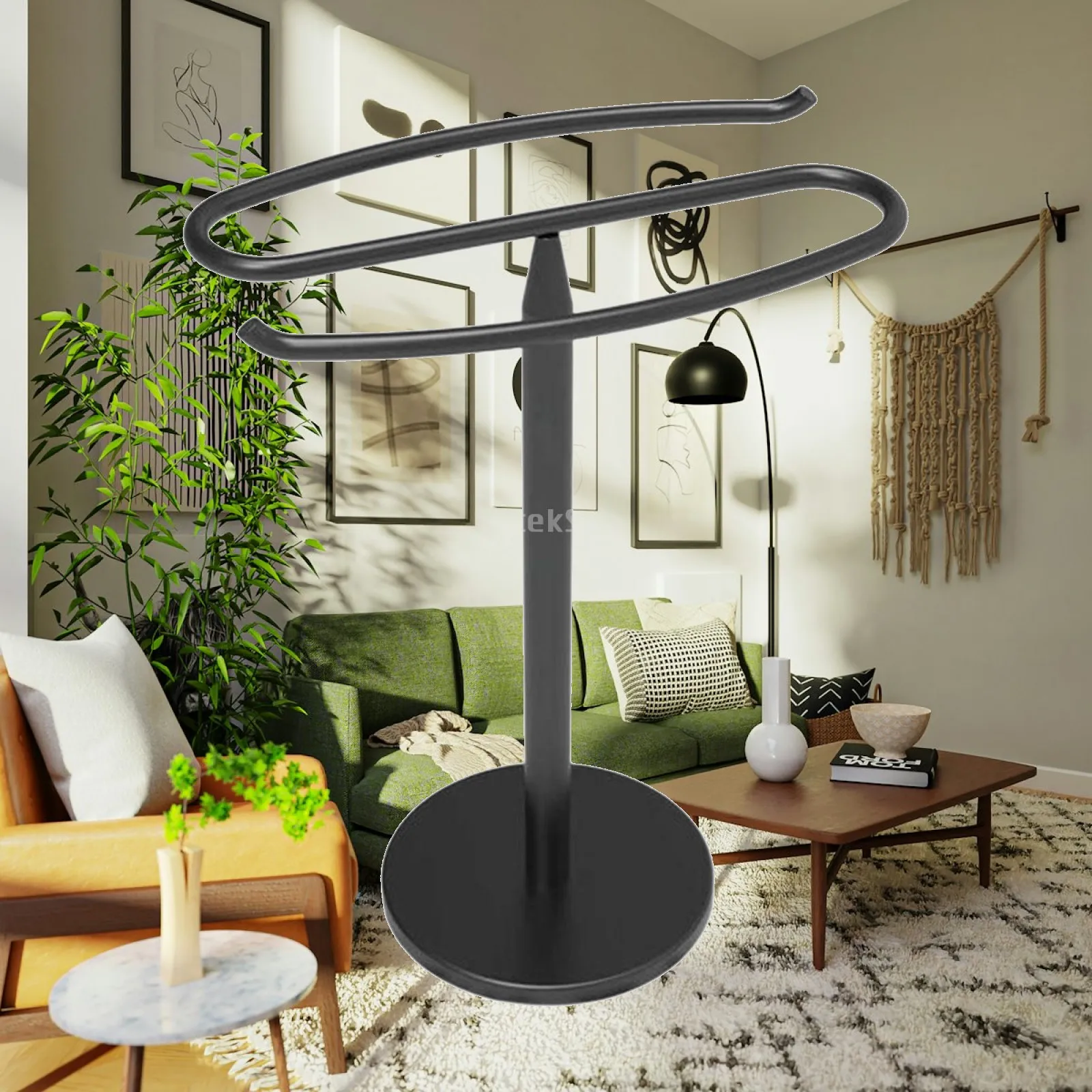 

Bath Towel Stand Desk Towel Holder Hand Towel Hanger Towel Bar for Hotel