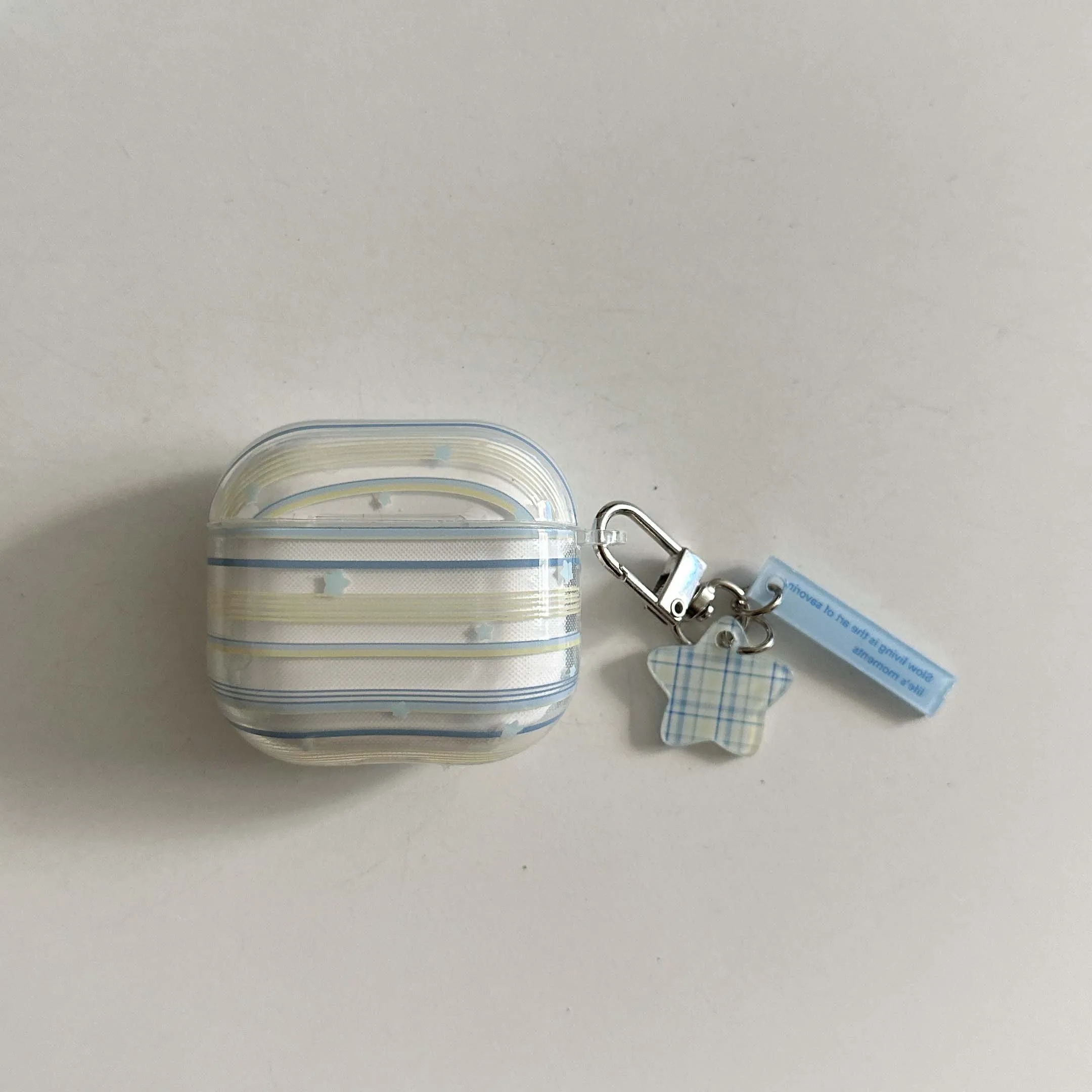 Funda para auriculares Ins imd, caja de carga inalámbrica bluetooth para apple airpods 3 4 pro 2nd 2 1, funda colgante para auriculares