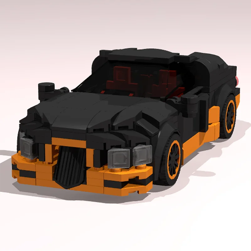 

334 шт. MOC Bugattiss Veyron City Champions супер автомобиль строительные блоки Рождественский подарок дизайн мышление игрушки лучшая идея подарка на день рождения