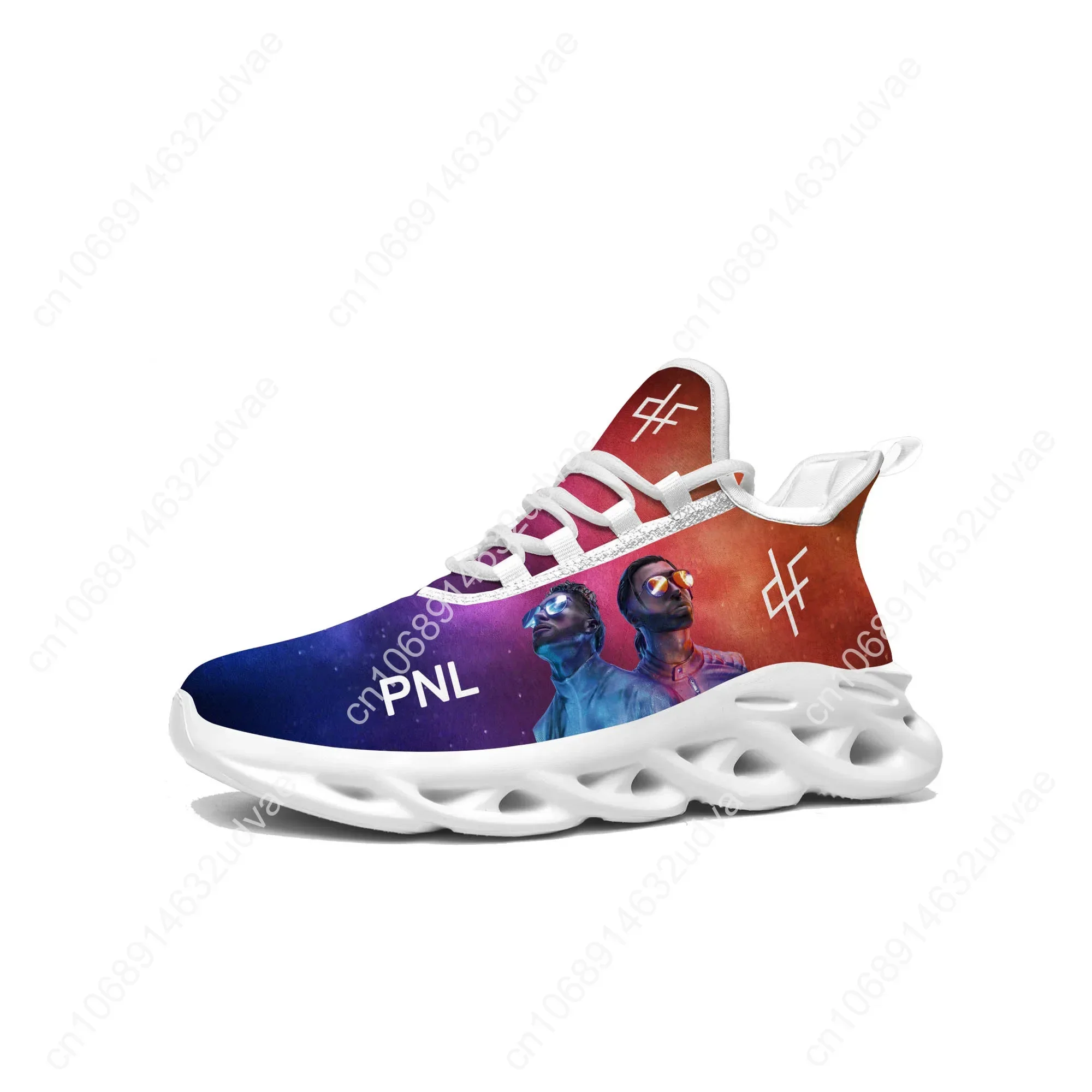 Le Monde Chico Sports Sneakers PNL Album French Rapper Mans Womans Running Shoes Durable Sneaker Lace Up Mesh Custom Shoe White