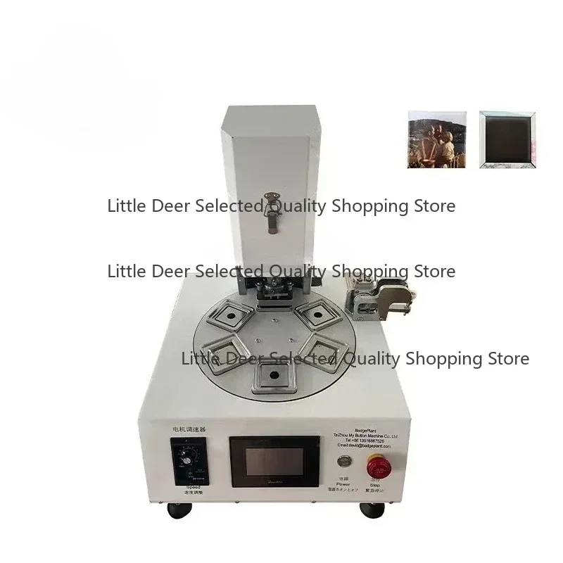 Pneumatic Electric 50*50mmHigh Quality Rail Badge Machine Aluminum Diy Button Badge Button Maker Machine Badge Making Machine