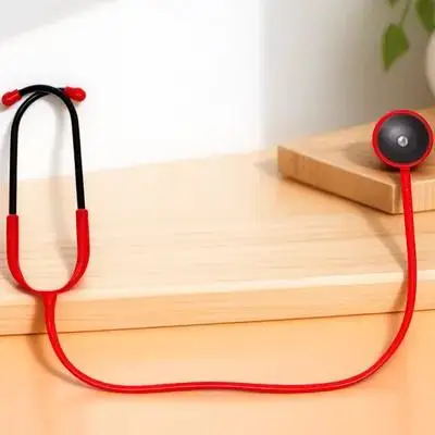 

4 Pcs Stethoscope Props Fake Kids Pretend Play Stethescope Halloween Doctor Playset Kids' Toys Makeup Costume