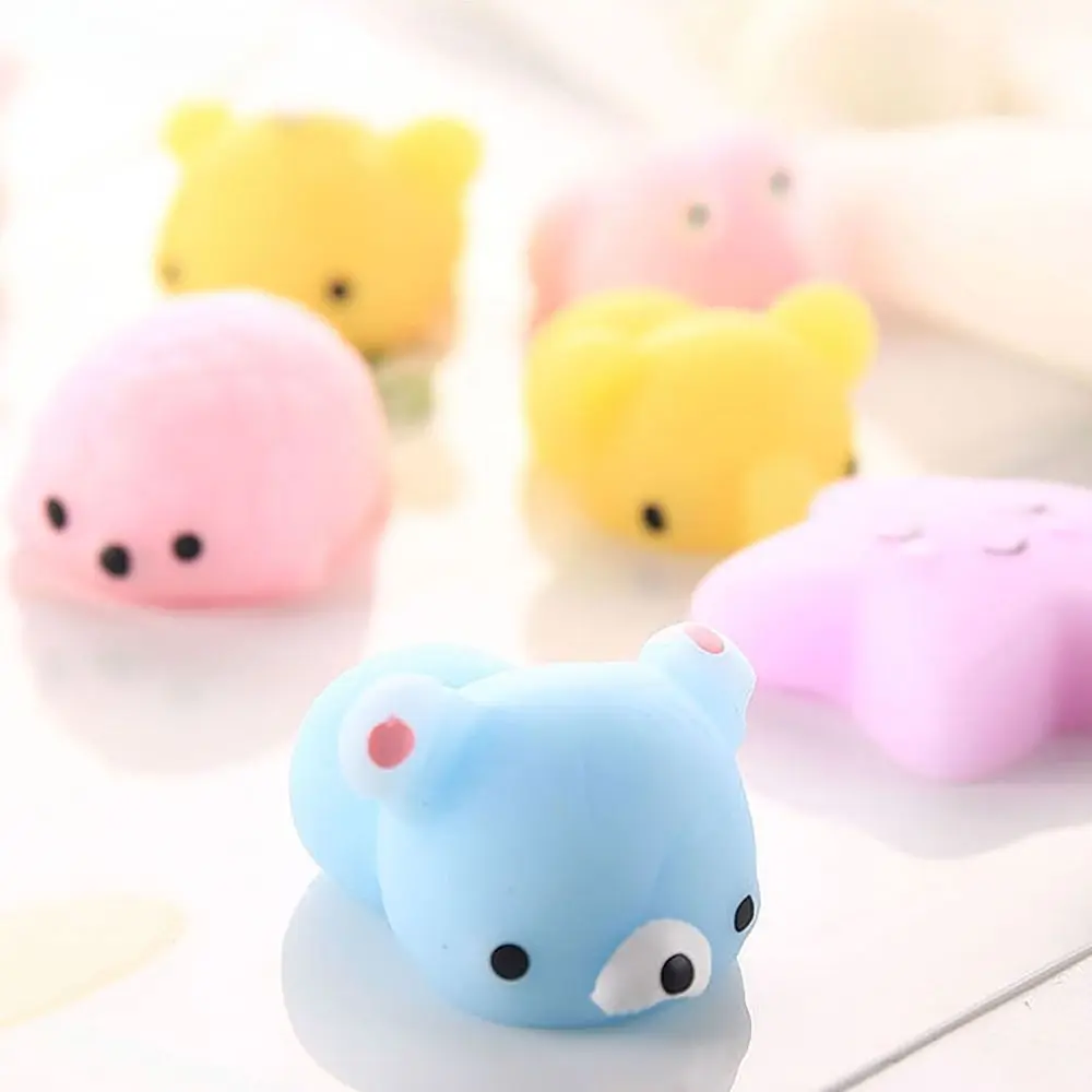 Juguete de descompresión de animales bonitos, juguete suave y pegajoso para aliviar la presión, alivio del estrés, juguete para apretar, regalo divertido
