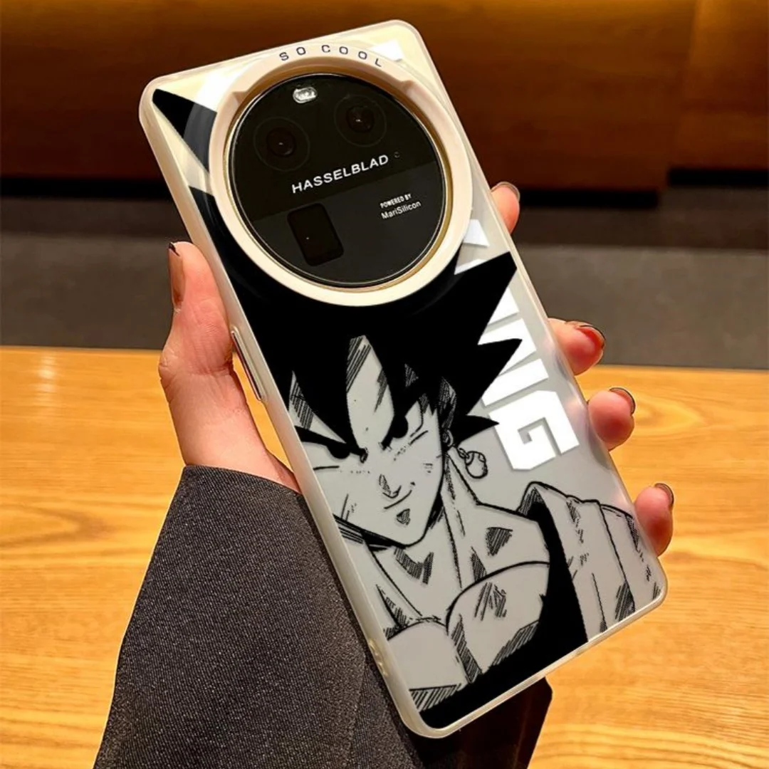 Funda de teléfono Dragon Ball Son Goku para OPPO Find X8 X7 X6 X5 Pro Ultra A2 A3 X8S Japón dibujos animados DRAGON BALL cubierta trasera a prueba de golpes