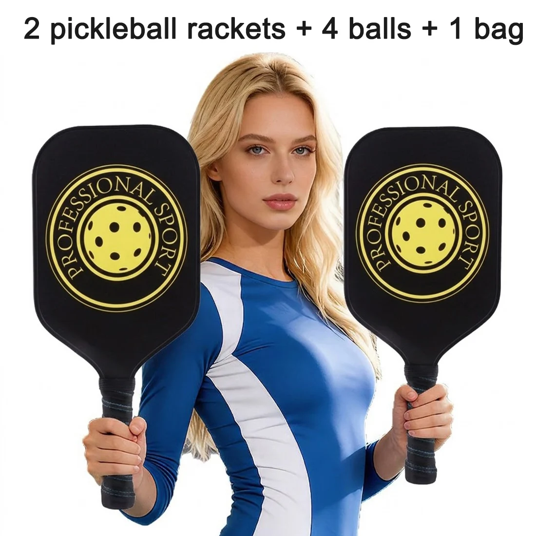1-pair-fiberglass-pickleball-paddle-14mm-honeycomb-core-pickleball-racket-for-men-women-beginners-lightweight-power-paddles