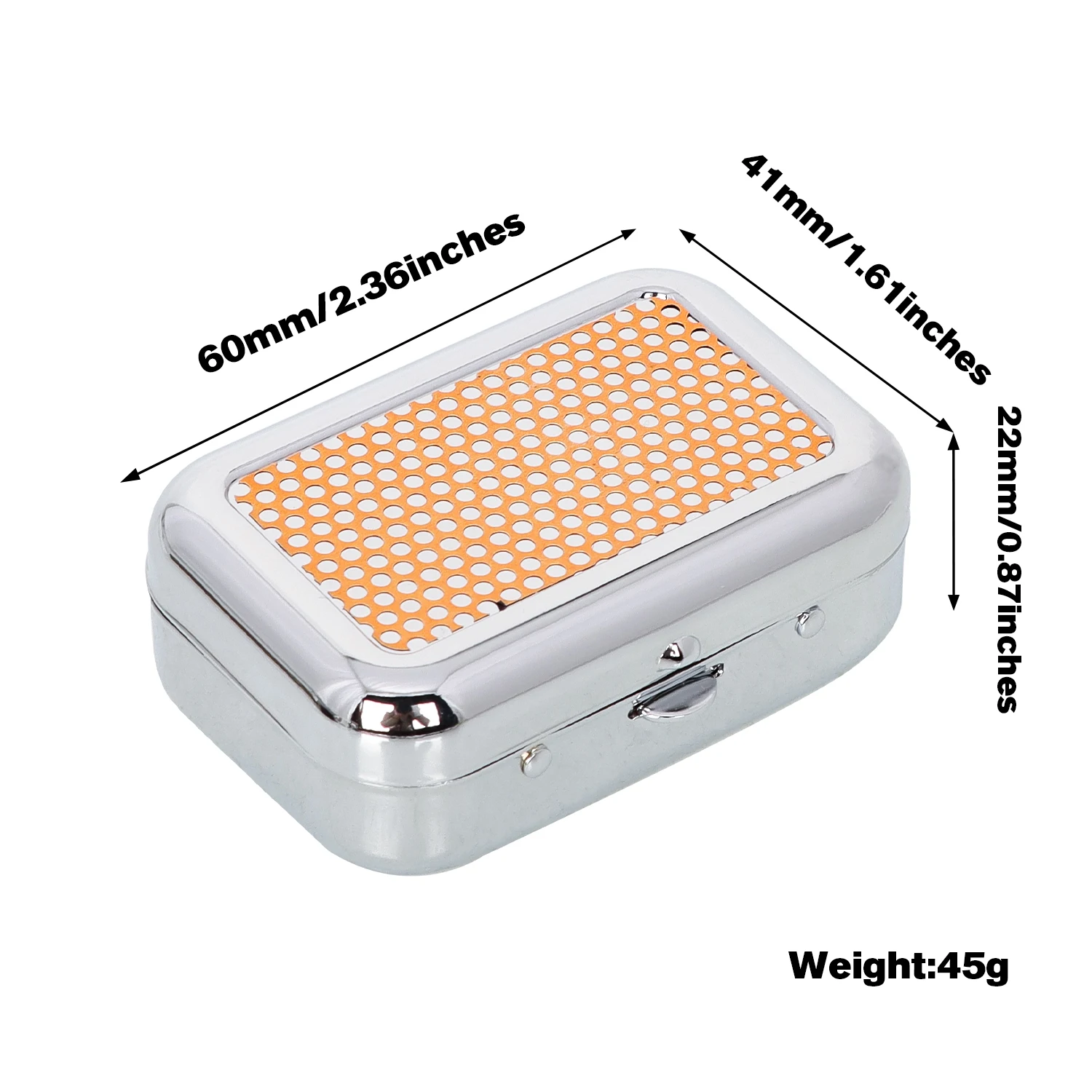 Creativity Ashtrays Anti-scalding Mini Portable Stainless Steel Square Pocket Ashtray With Lids Cigarette Ash Holder Gifts