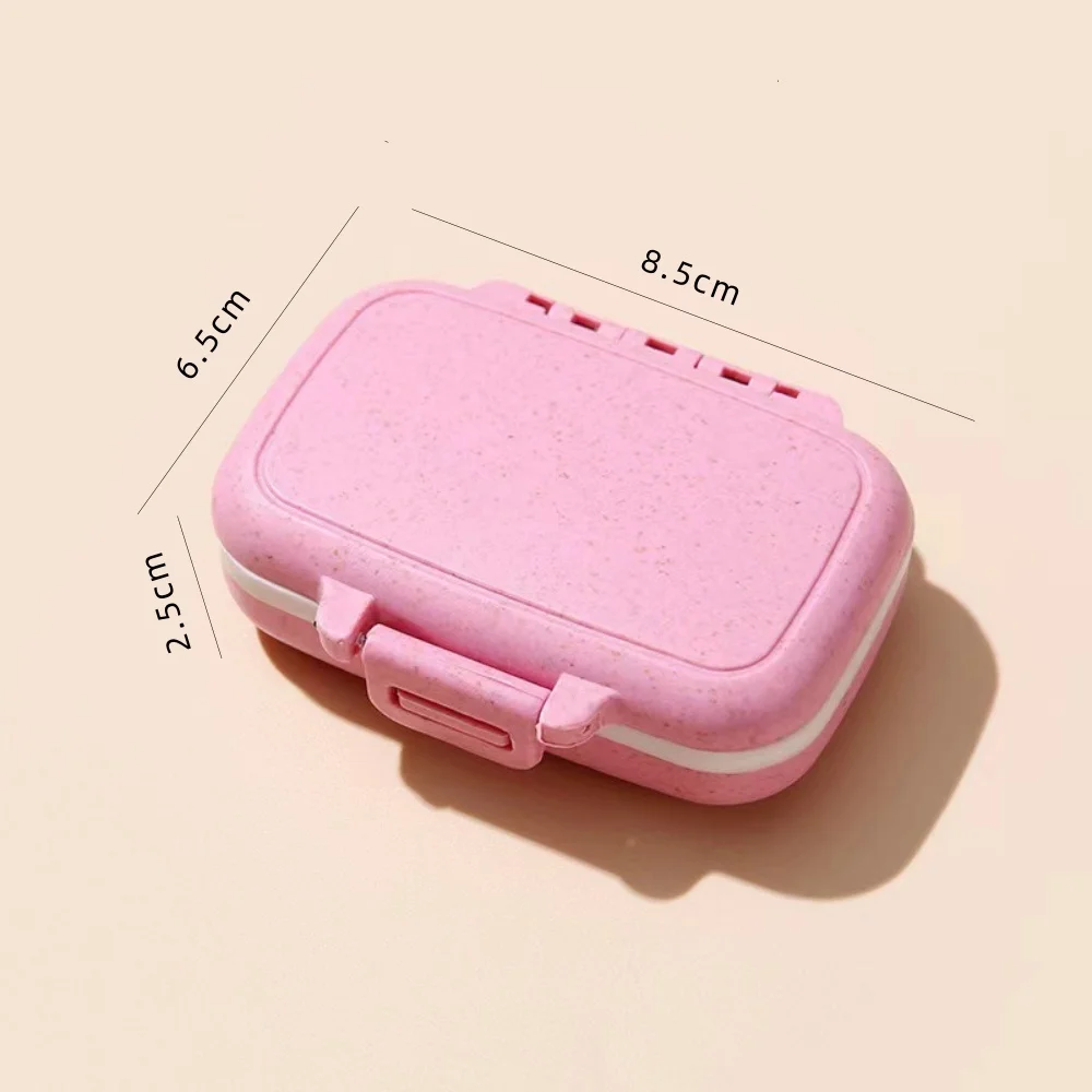 

Sealed Portable Medicine Box Carry Large Capacity Moisture-Proof and Dust-Proof Divided Tablet Box Medicine Storage Box