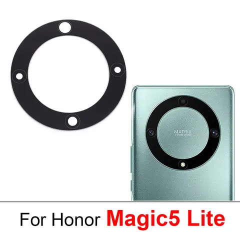 1pc For Huawei Honor Magic5 Lite Magic6 Lite X9b Back Camera Glass Lens Rear Camera Glass With Sticker Magic 5 6 Lite 5G