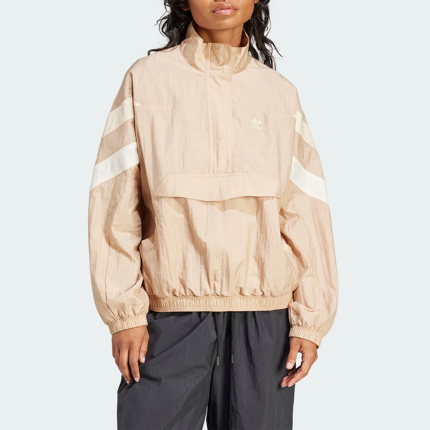 

Adidas Official Genuine Women's Stand Collar Half Zip Sport Jacket IS1980