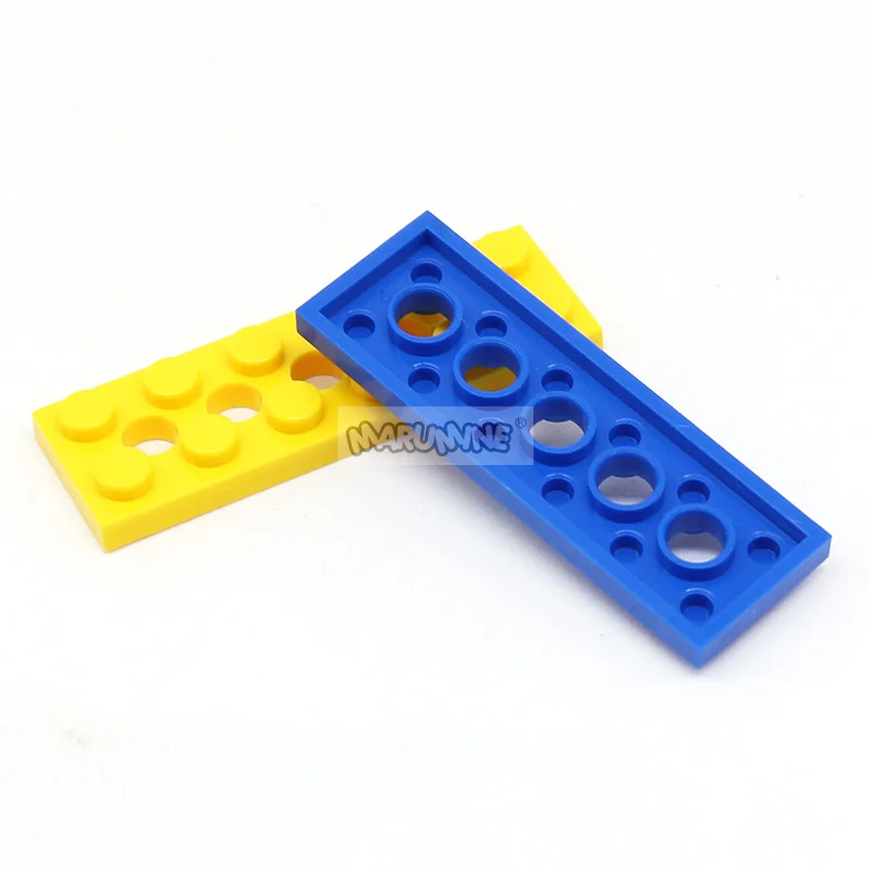 Marumine 100 peças placa de tecnologia moc 2x6 com 5 furos 32001 peças clássicas acessórios modelo de plástico montagem diy brinquedos infantis