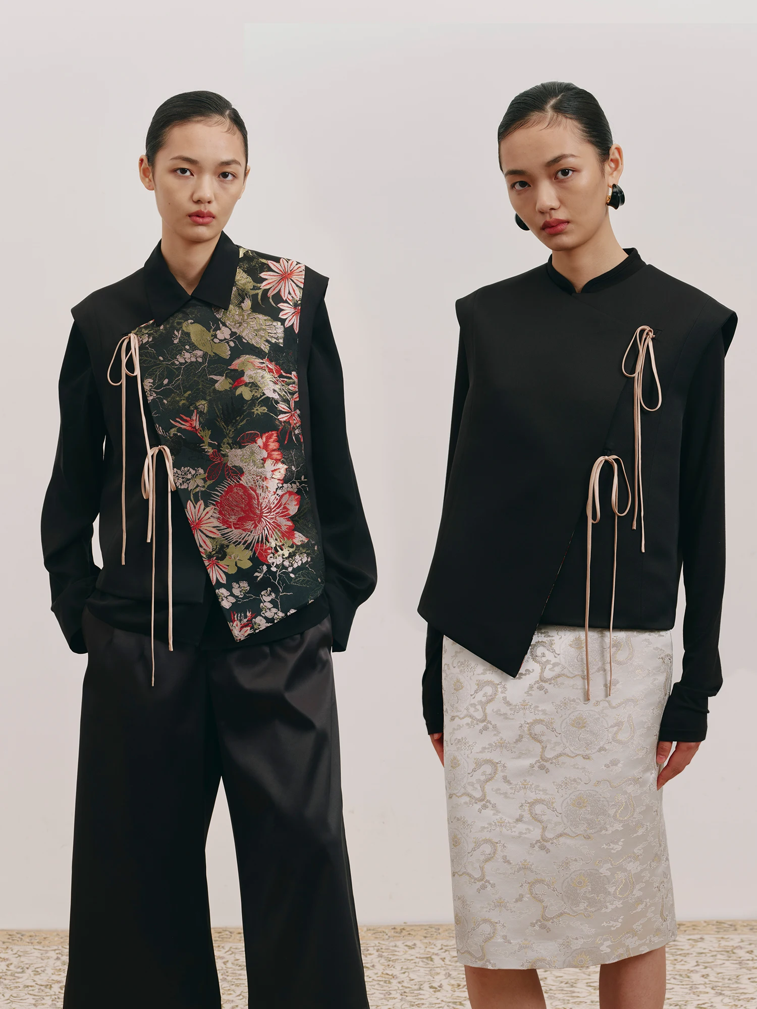 

Жилет PBlueDot с контрастной вышивкой и воротником-стойкой, двусторонний, из полиэфирного волокна, дизайн Весна 2025, женская куртка