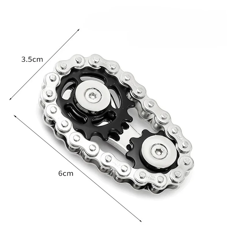 Metall-Fidget-Spinner Büro-Schreibtisch-Spielzeug Stressabbau-Zahnrad-Handspinner für Erwachsene Schreibtisch-Dekoration Wohnungsdeko Stressabbau Entspannung