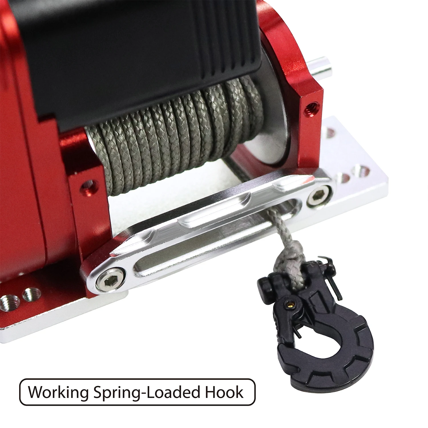 Cabrestante Vertical de aluminio 1/10 simulado 8274, 6-12,4 V, 50 libras de capacidad de carga para RC Crawler AXIAL SCX10 TRX4 RC4WD, pieza de mejora