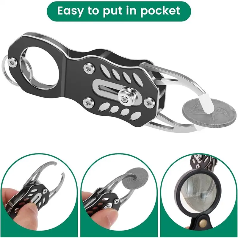 A84E-Pocket Tester Kit,Portable Gold And Silver Change Resonance Testing Tool,With Hammer And Magnifying Glass For Collectors