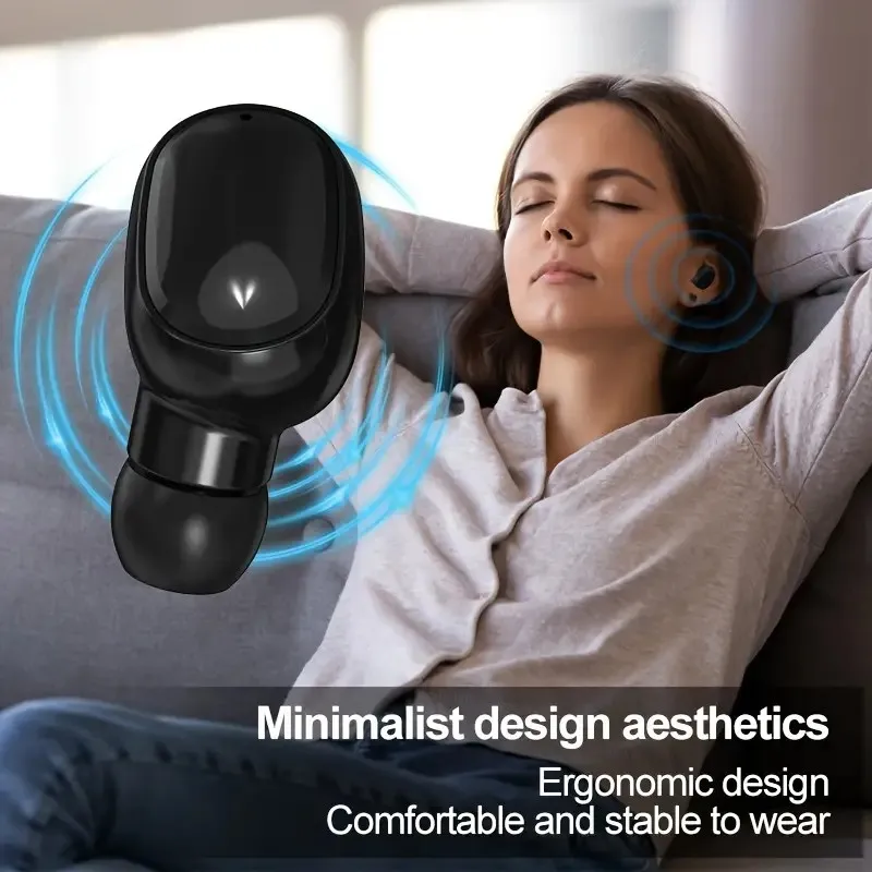 Bluetooth Headset, Automatic Connection TWS  Wireless Bluetooth Earpiece V5.4 Hands-Free Headset with Charging Case