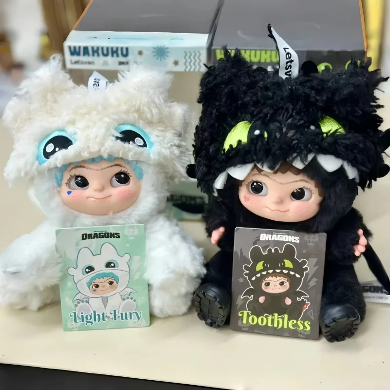 

Подлинная беззубая фигурка Wakuku Dragon Taming Master Series - ограниченная серия, детская коллекционная игрушка Lightsha Kawaii в подарок