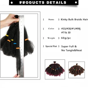 Afro Kinky Kıvırcık saç sentetik örgü kısa örgü saç uzantıları kadınlar için, afrikalı amerikalılar, ve 12 Dalgalı-kısa peruklarda 6 büyük satış - no. 4