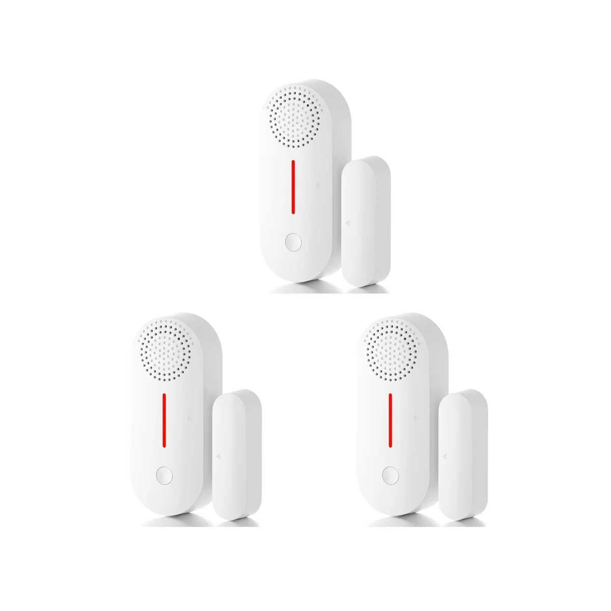 

3PCS Tuya Wireless Smart Door Window Sensor System Remote Control Operation Safe Burglar Alarm for Home Door Window