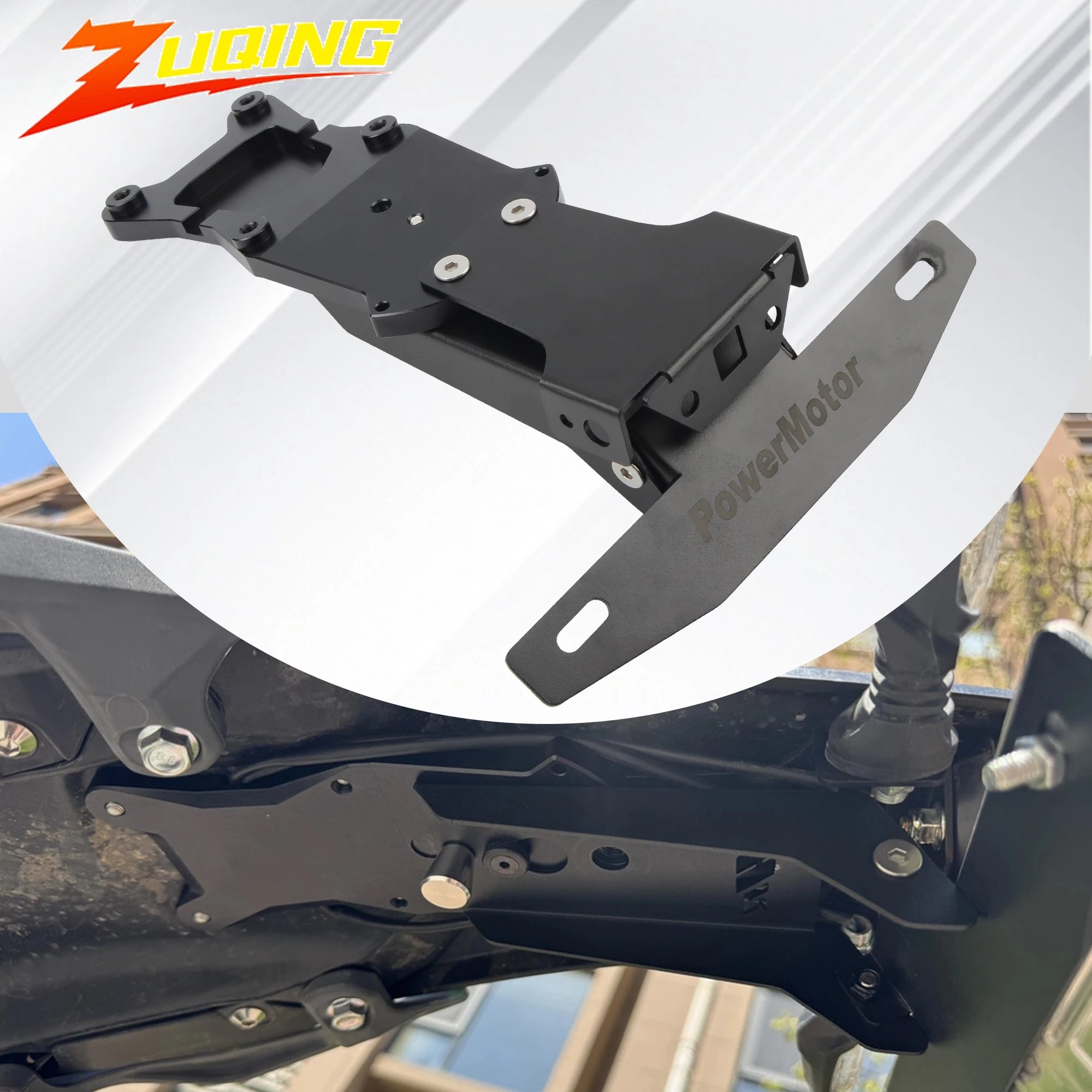 

Electric Bike Motorcycle Quick Release Design License Plate Bracket For Surron Ultra Bee Turn Signal Tail Light Holder Modified