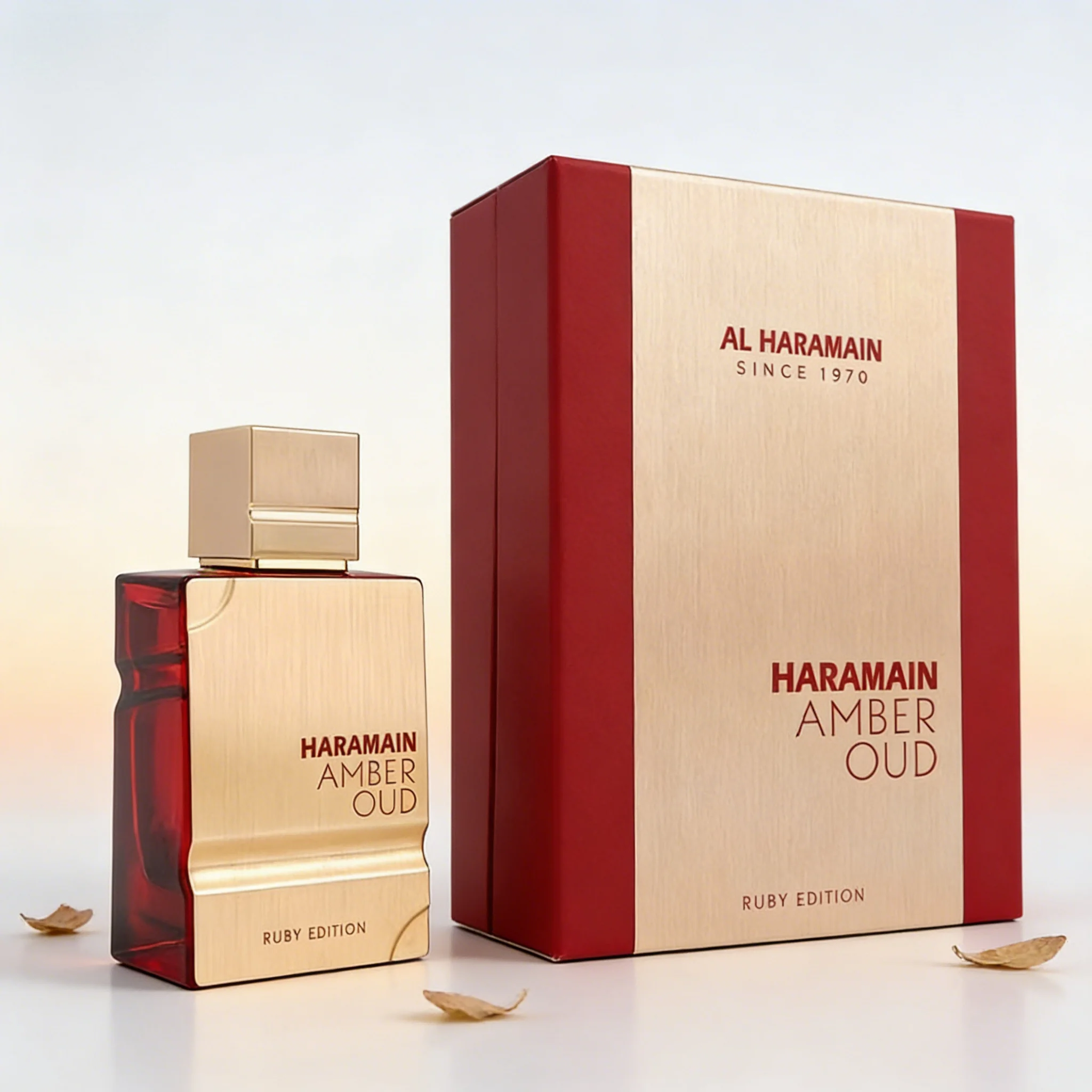 

Al Haramain Amber Oud Ruby Edition Eau de Parfum 2oz, Unisex Perfume with Rich Amber, Deep Oud & Spicy Scent