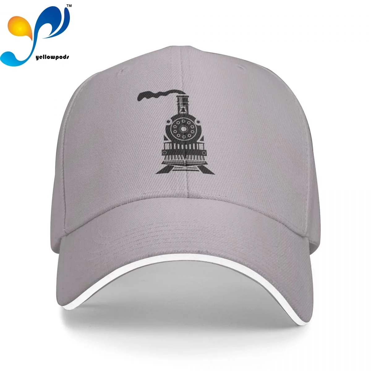 

Unisex Cotton Cap For Women Men Old Steam Train Fashion Baseball Cap Adjustable Outdoor Streetwear Hat