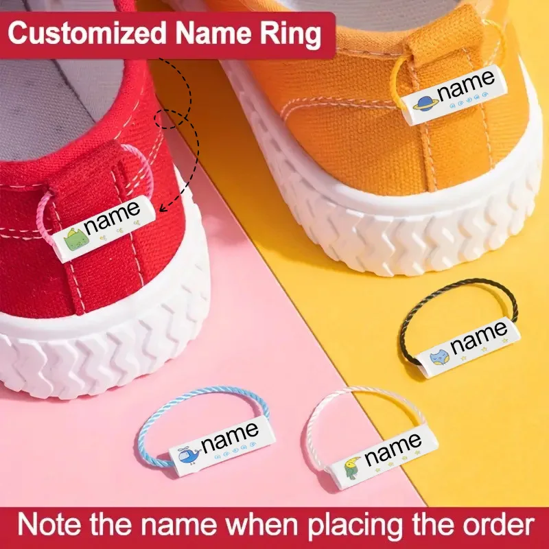 Etiquetas de nombres de bebé personalizadas: etiquetas de nombres lavables y resistentes a desgarros para zapatos, marcado antipérdida reutilizable para artículos infantiles