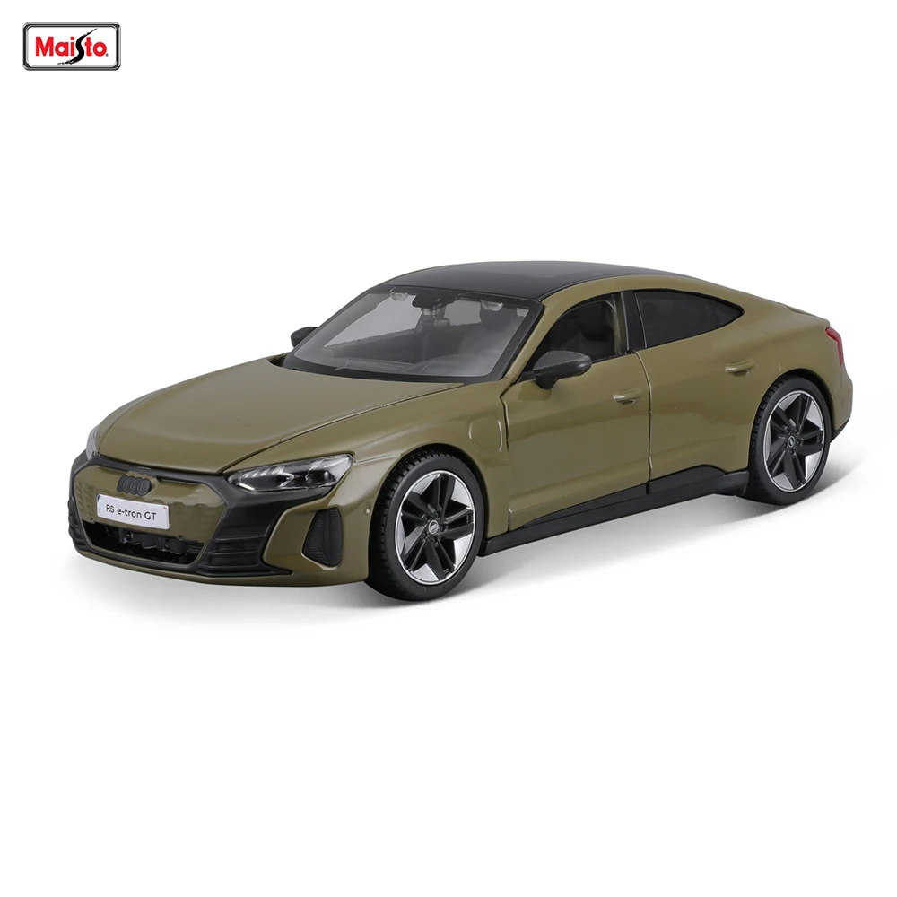 1:25 Maisto 2022โมเดลรถ Audi RS E-Tron GT โมเดลดายแคสต์ความแม่นยำสูงเป็นของขวัญในการสะสมโมเดลรถยนต์