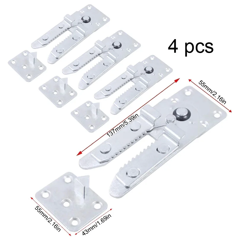 Dobradiças do Sofá Suporte Conectores Articulares Ajustáveis Dobradiça Metálica Combinação de Vários Móveis Dobradiça para Móveis Domésticos Pcs