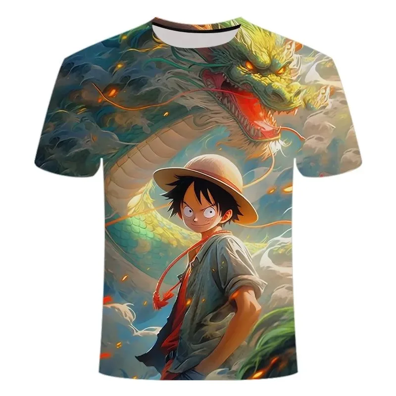 

2025-26 Новый дизайн одежды ONE PIECE Луффи изображение анимационные элементы стиль для мальчиков и девочек нейтральная детская одежда для взрослых