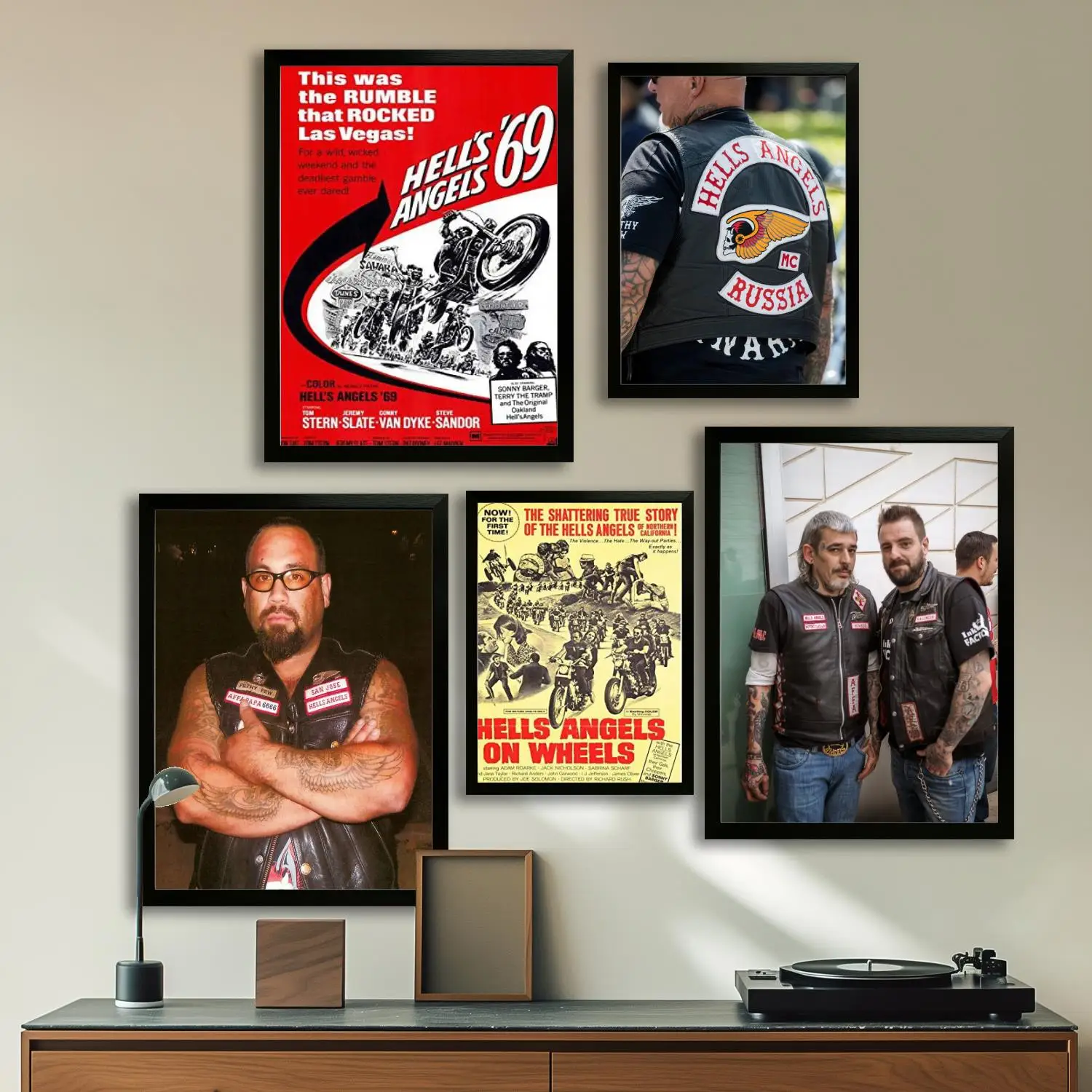 hells angels Canvas Art Poster and Wall Art, Picture Print, Modern Family, Bedroom Decor, Posters,Decorative painting