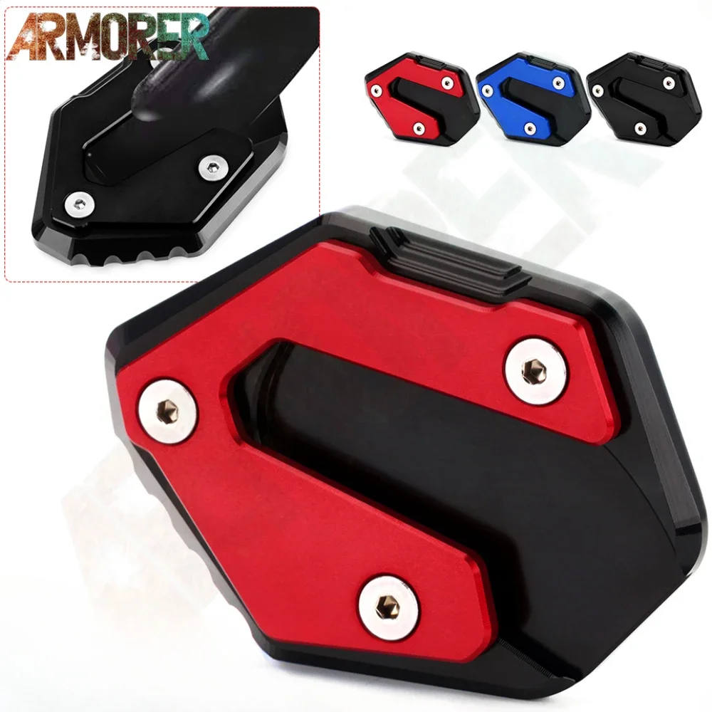 Motorcycle Accessories Kickstand Side Stand Extension Enlarger Pad 2015-2020 For YAMAHA MT 09 tracer MT-09 Tracer/FJ-09 MT09