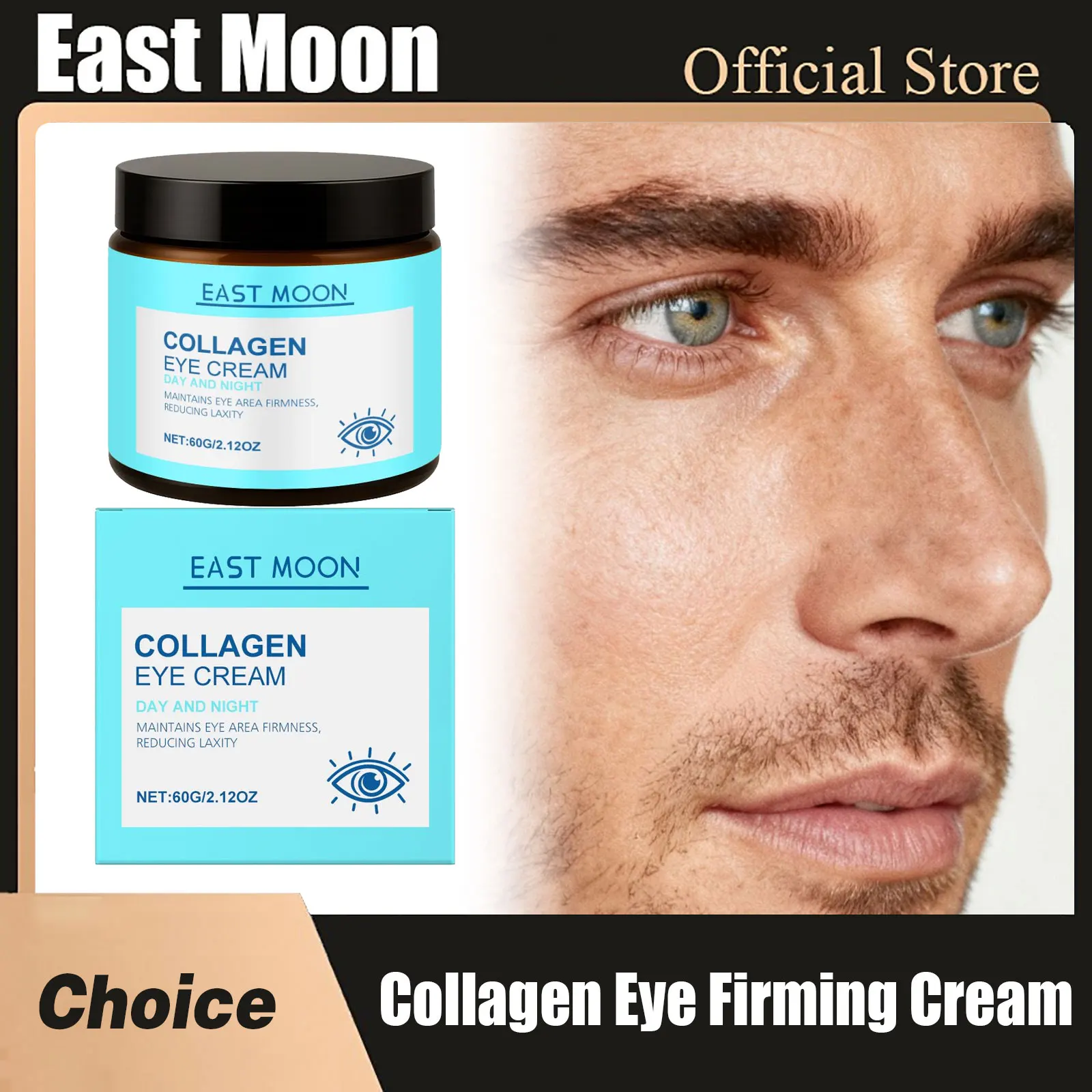 

East Moon Collagen Eye Firming Cream Gentle Nourishing Long Lasting Moisturization Seasonal Transition Repair Eye Creams For Man
