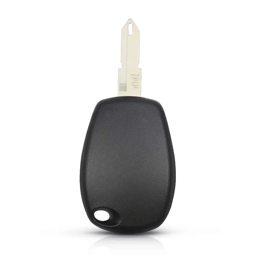 KEYYOU-carcasa de llave remota de coche, carcasa de llave Fob sin cortar en blanco NE73/VA2/VAC102/HU136/No.153, hoja sin botón para Renault Logan