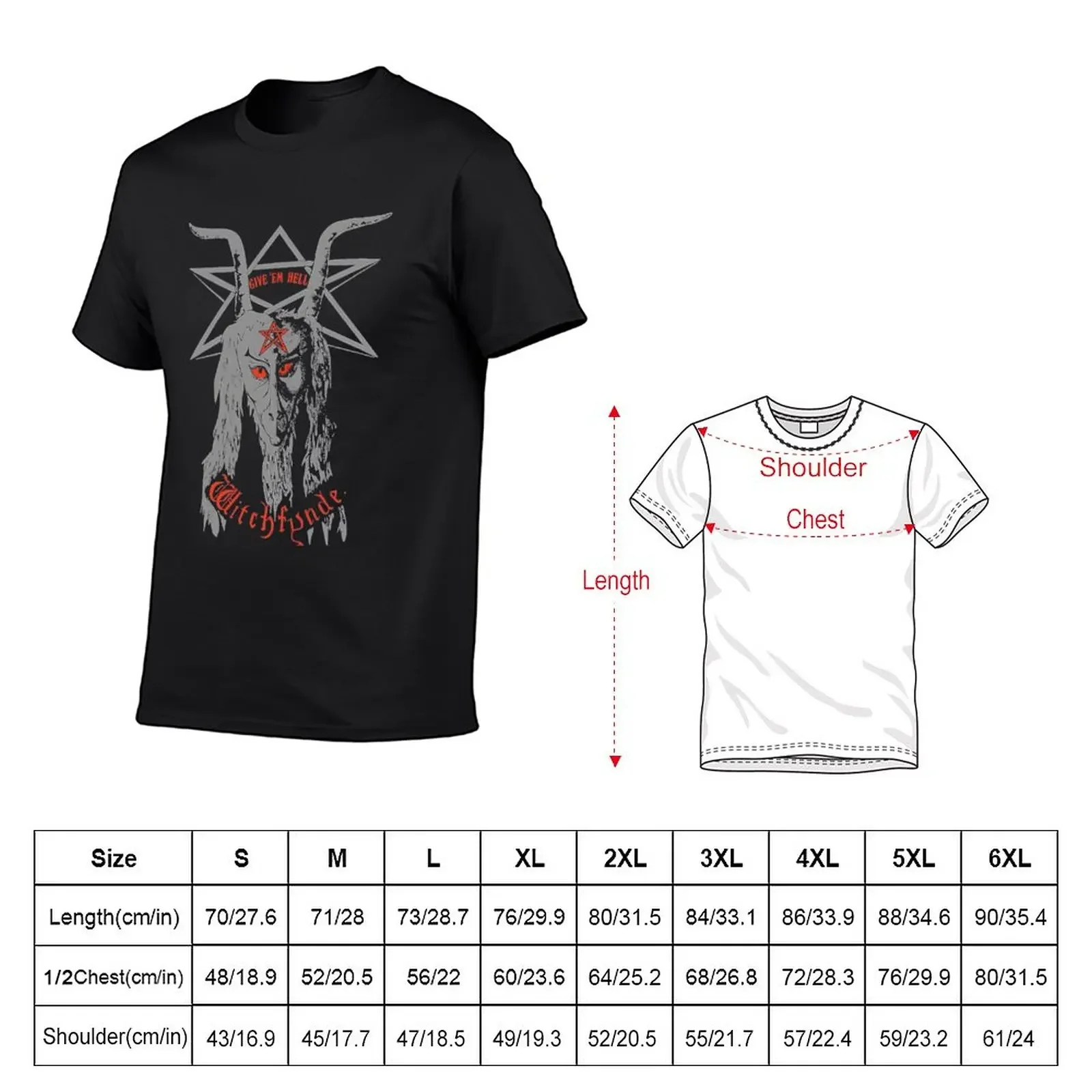 New Witchfynde T-Shirt hippie clothes summer clothes Men's t-shirts