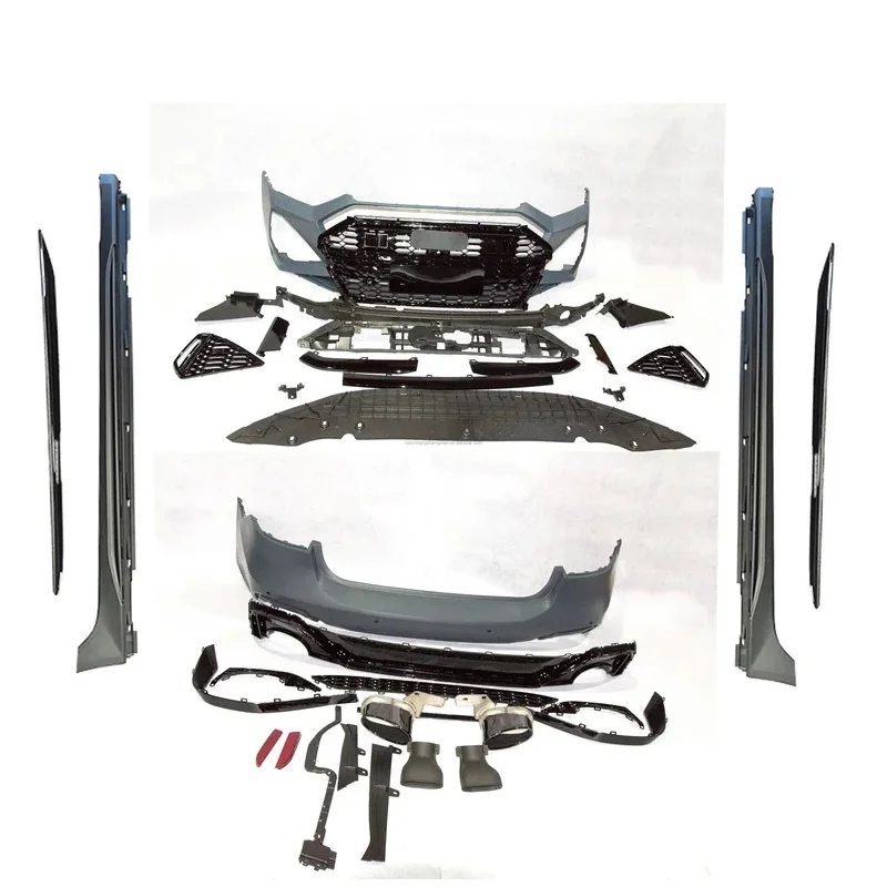 

NEW Auto Parts for A7 S7 Change to RS7 ALL Set Front Bumper Rear Bumper with Rear Lip Car Body Kit Diffuser for 2019-2023