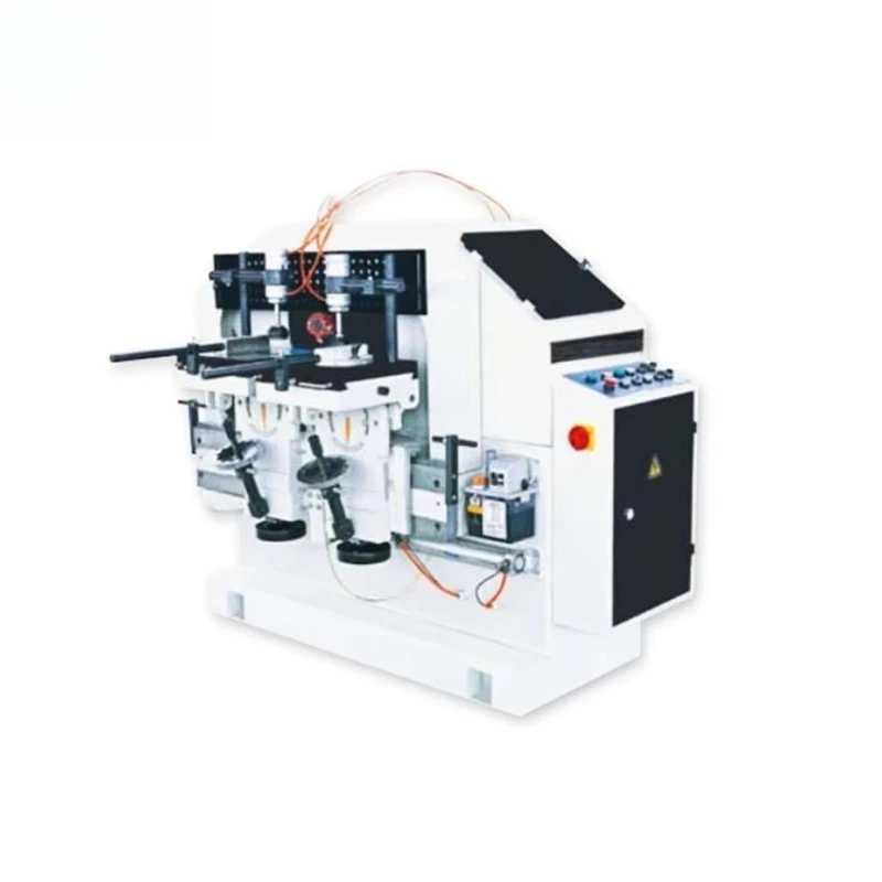 Through Feed CNC Double End Tenoner and Automatic Wood Tenoning Machine for square Round Tenon Cutting Tools