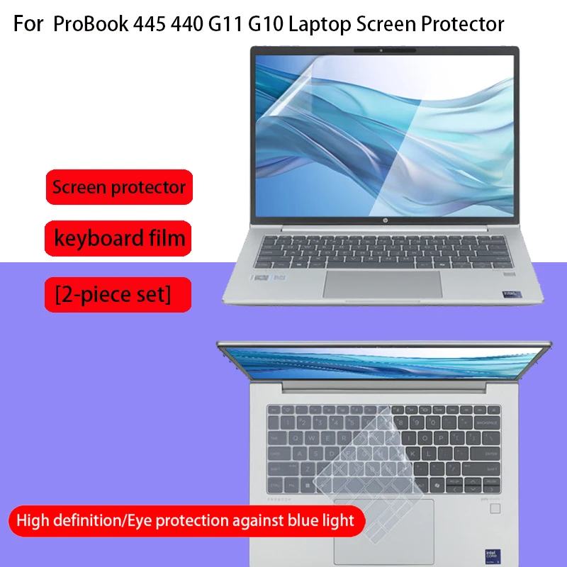 

Защитная пленка для экрана HP ProBook 445 440 G11, пленка для клавиатуры ProBook 4 G1iR/G1ah 14, Zhan66 14 G8a, аксессуары для ноутбуков с защитой от царапин