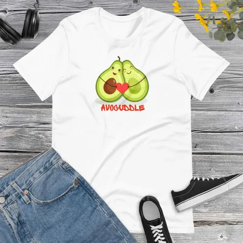 Cute Avocado T shirt Cuddle Vegetarian HearT