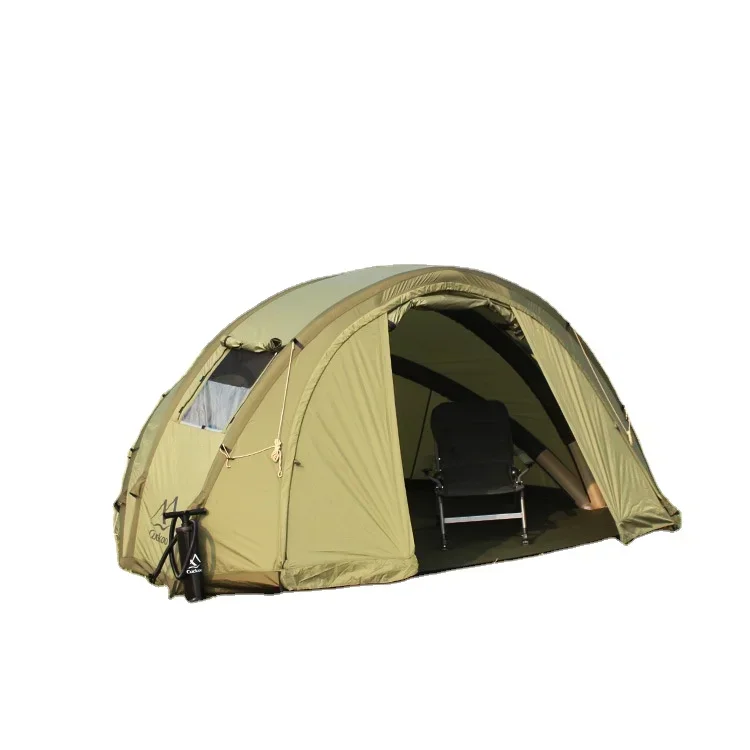 

Factory Cuckoo Camping Outdoors 2 People Camping Picnic Carp Fishing Easy Inflatable Tent